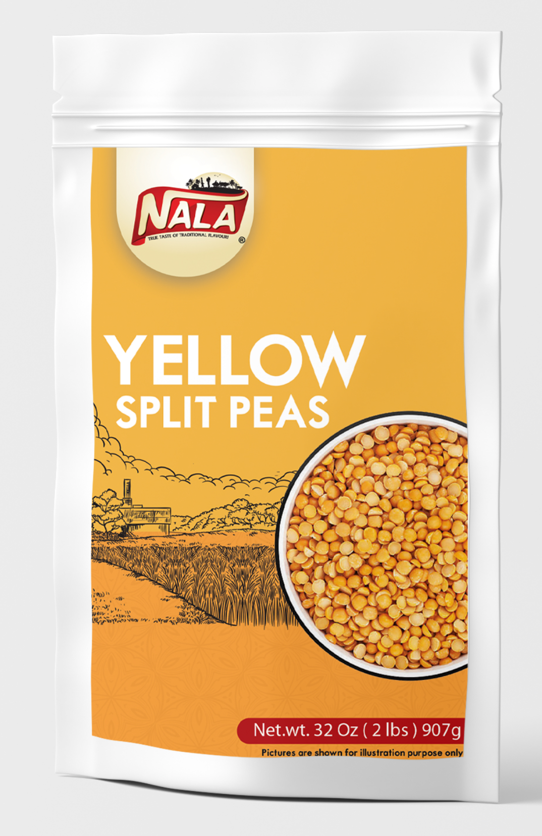 NALA Split Peas / Chana Dal - 4 LB
